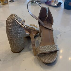 Elegant Gold Women's Heels